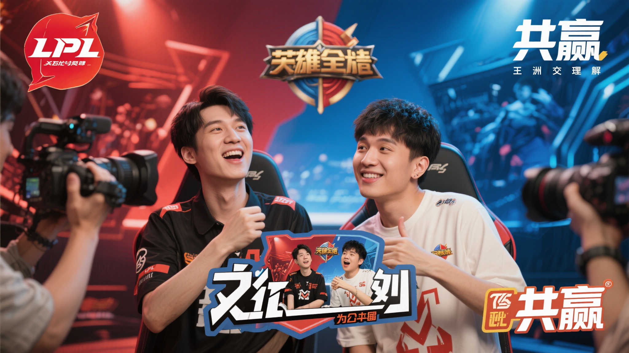 LPL美女主持余霜携手越南战队GAM老板，共同演绎爆笑真人短剧